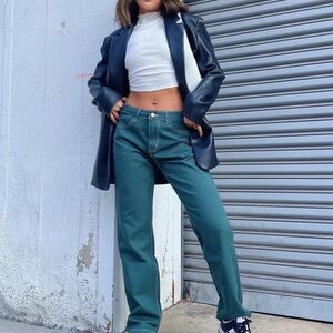 Dickies Juniors' Carpenter Pants Ivy green size 0/24